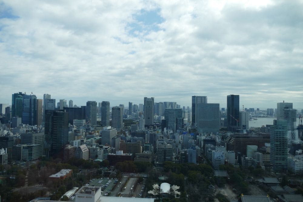 Blick vom Top Deck des Tokyo Tower 