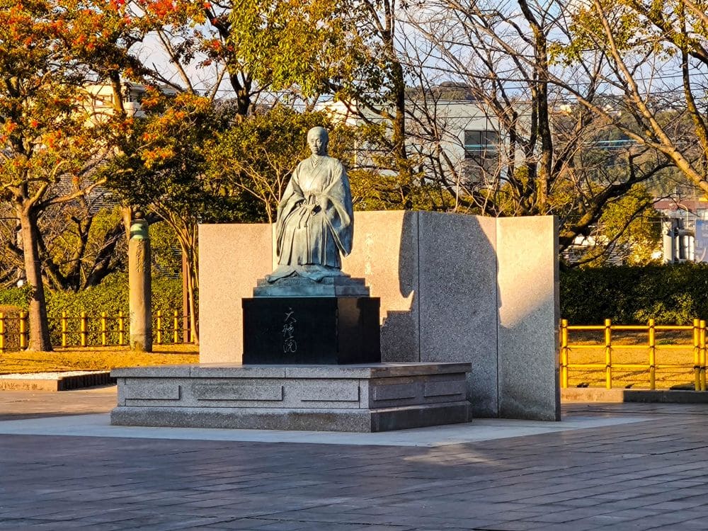 Die Tsurumaru Castle Ruins in Kagoshima