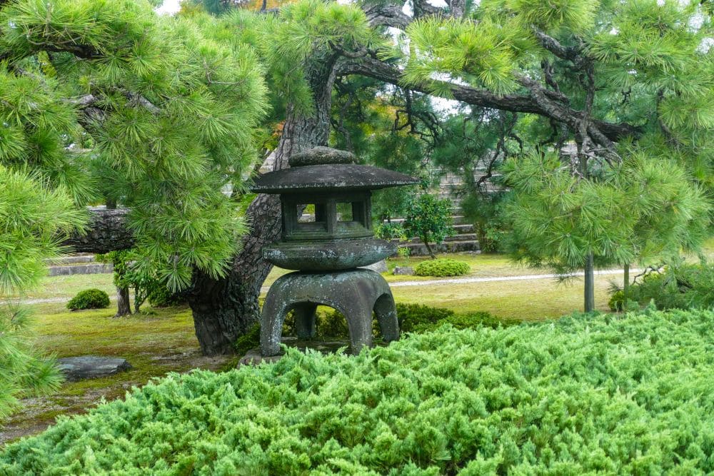 Die Gärten der Nijo Castle