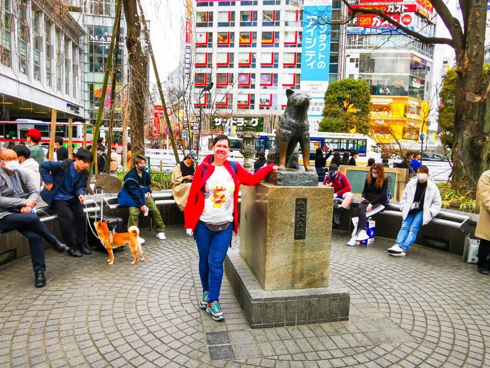 Ein Besuch an der Hachiko-Statue