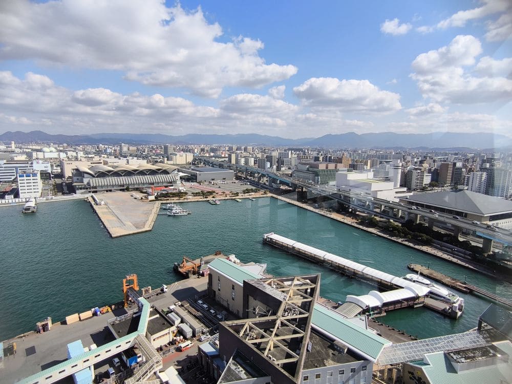 Unterwegs auf dem Hakata Port Tower